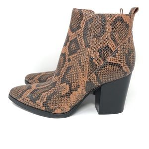 Marc Fisher LTD Alva Bootie Brown Size 9.5M